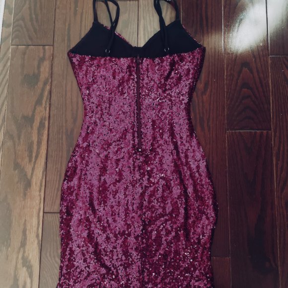 Fashion Nova Beverly Babe Sequins Mini Dress - Picture 3 of 3